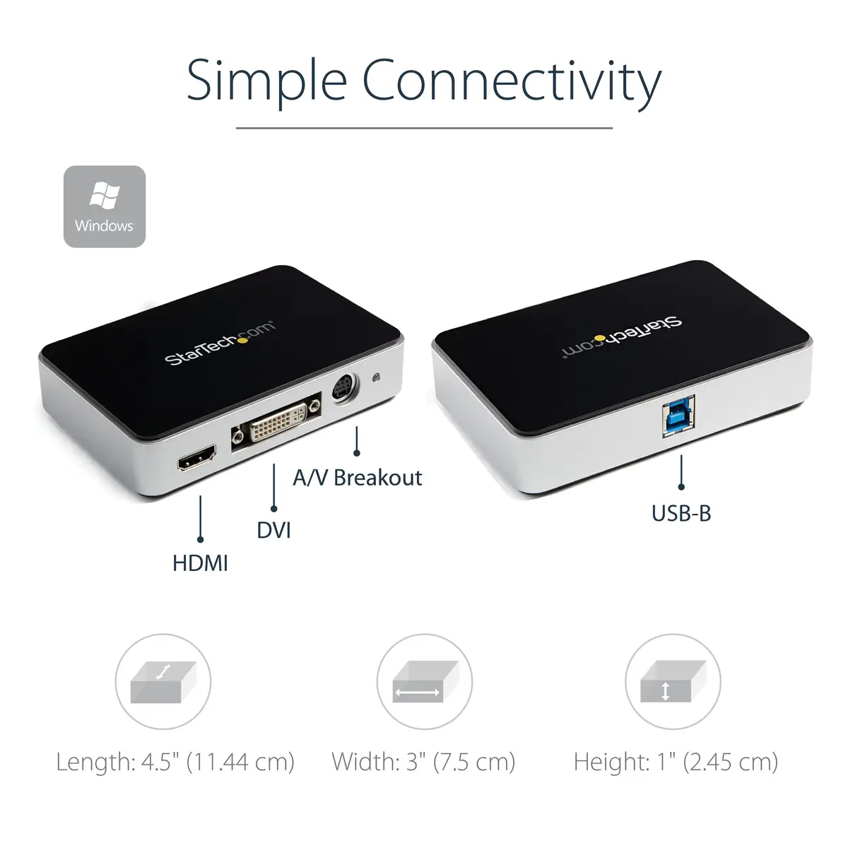 StarTech USB 3.0 Video Grabber with VGA / DVI / HDMI