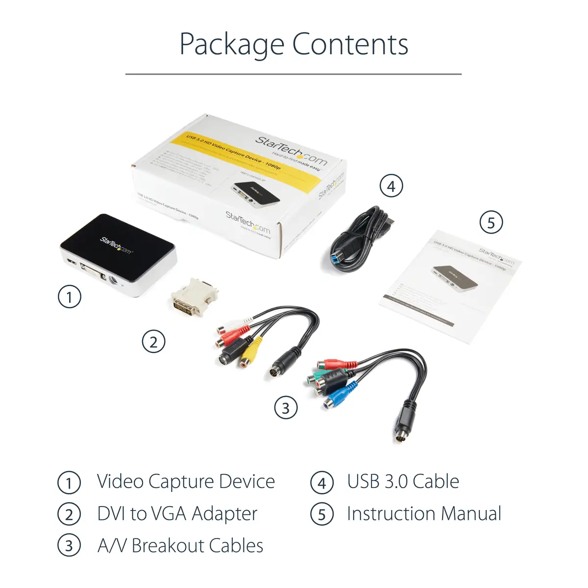 StarTech USB 3.0 Video Grabber with VGA / DVI / HDMI