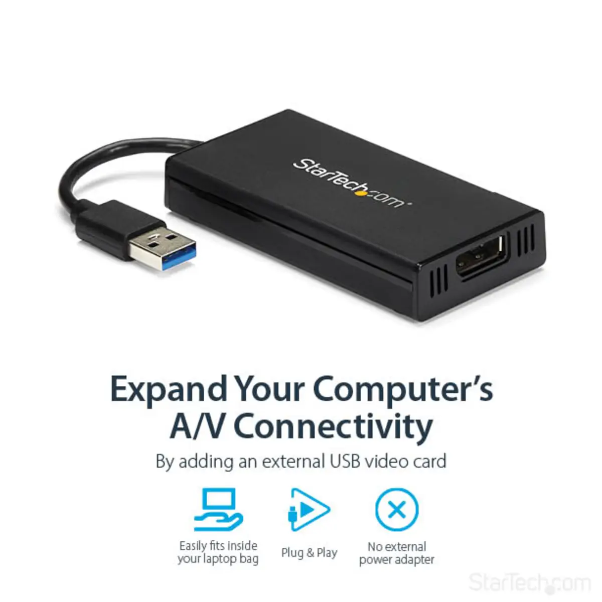 USB 3.0 auf Displayport Adapter - Externe Monitor Grafikkarte Ultra HD 4k