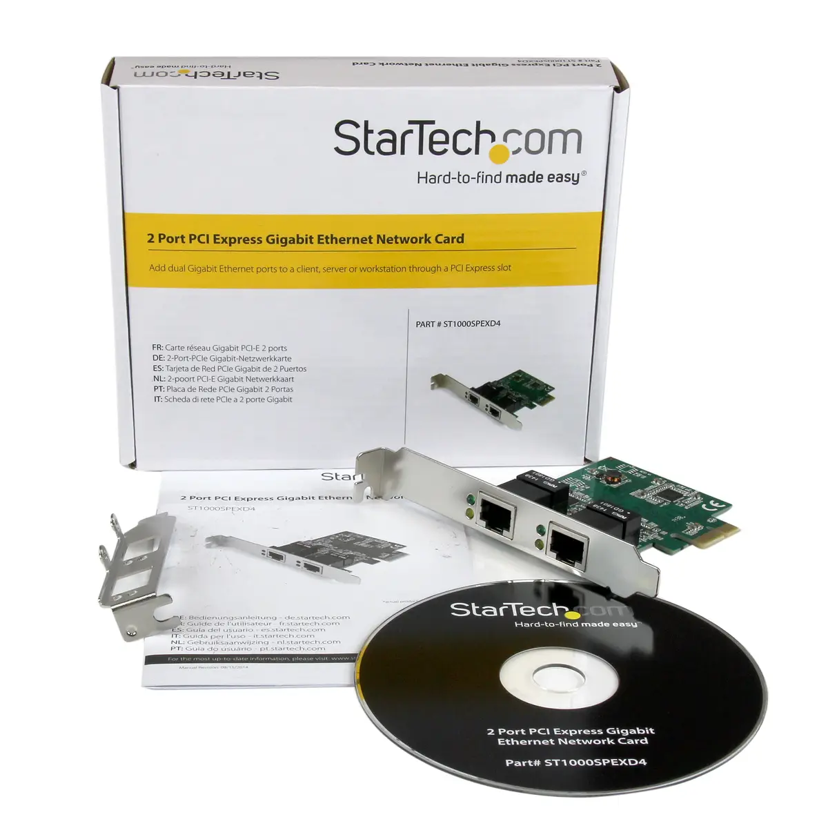 2-Port Gigabit PCIe Netzwerk Karte