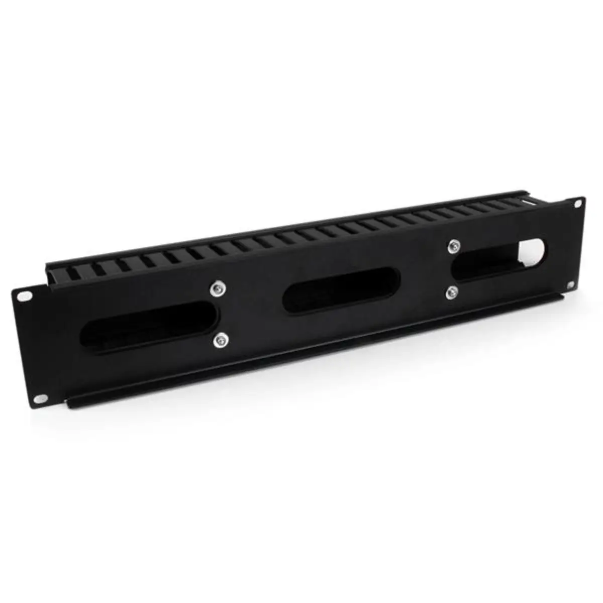 2 HE 19" Rangierpanel/Kabelordner Kabelmanagement mit Abdeckung