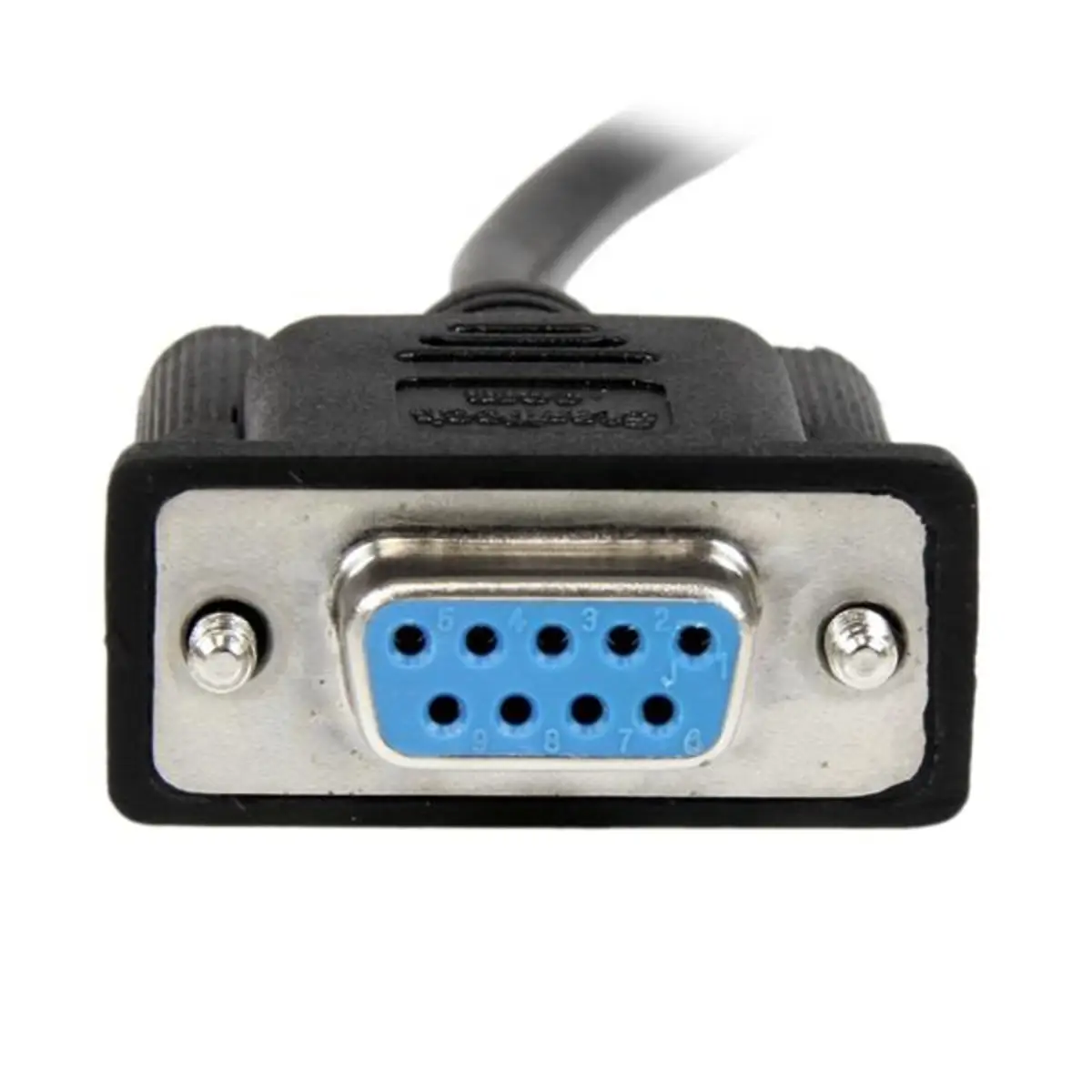 DB9 RS232 Serial Null Modem Kabel Buchse/Buchse schwarz 1m
