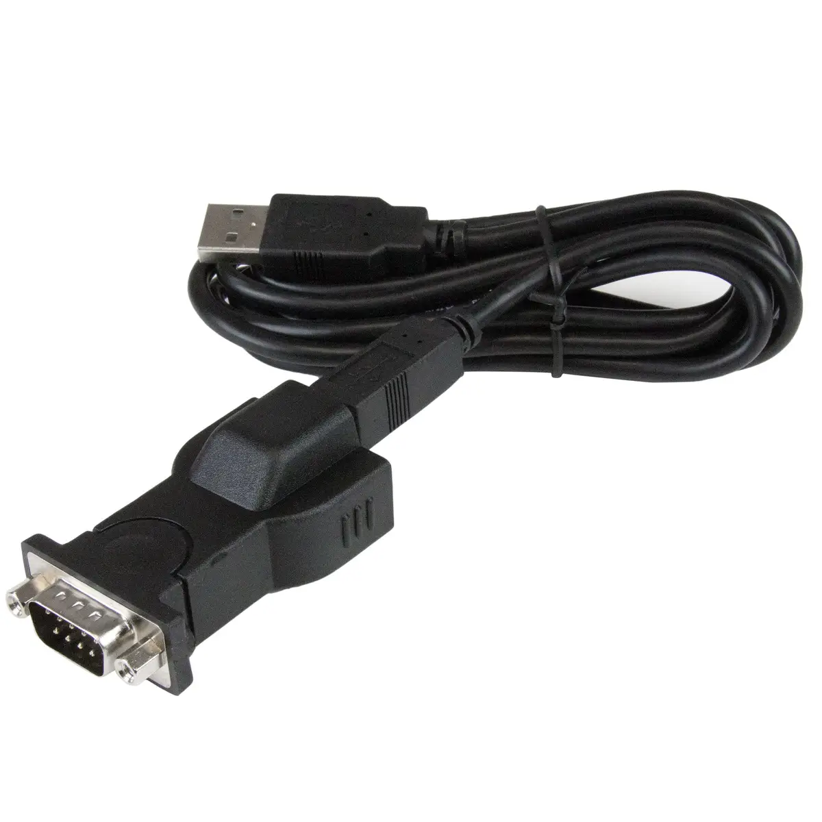 StarTech USB/RS232 serial adaptorcable black 1,8 m