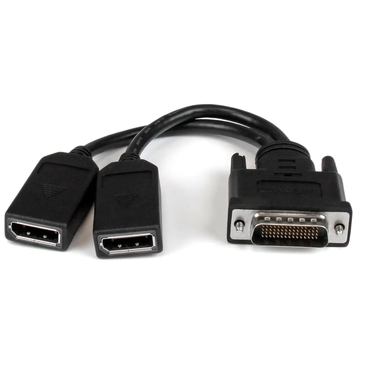 StarTech 8IN DMS-59 Display Splitter plug/2xsocket 20,3cm black