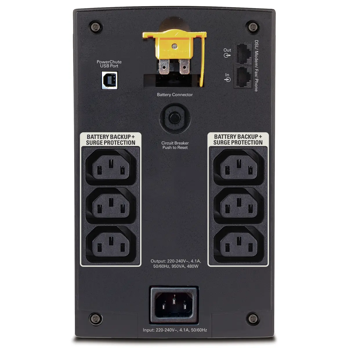 Back-UPS 950VA 230V AVR IEC Sockets