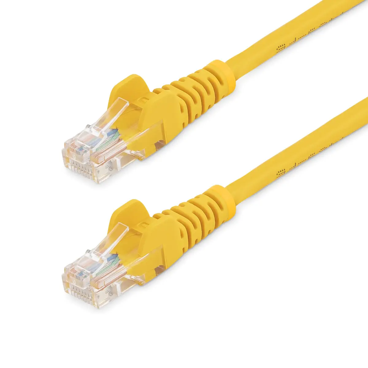 Patchkabel Cat5e RJ-45/RJ-45 Stecker/Stecker Snagless Gelb 3m