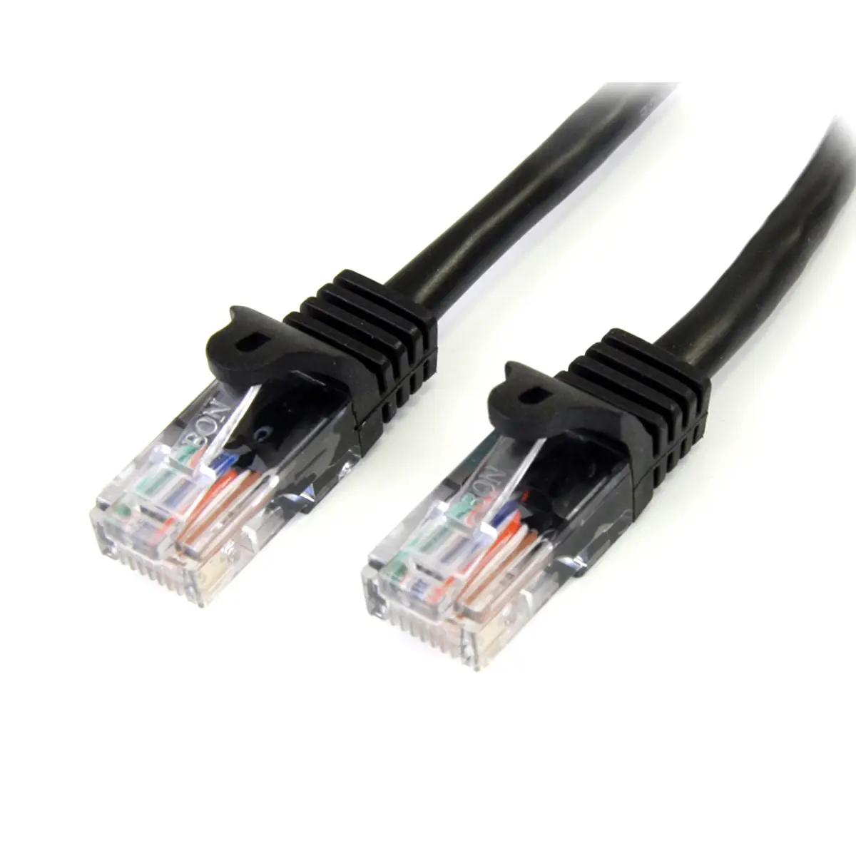 Patchkabel RJ-45 U/UTP Cat5e schwarz 3m