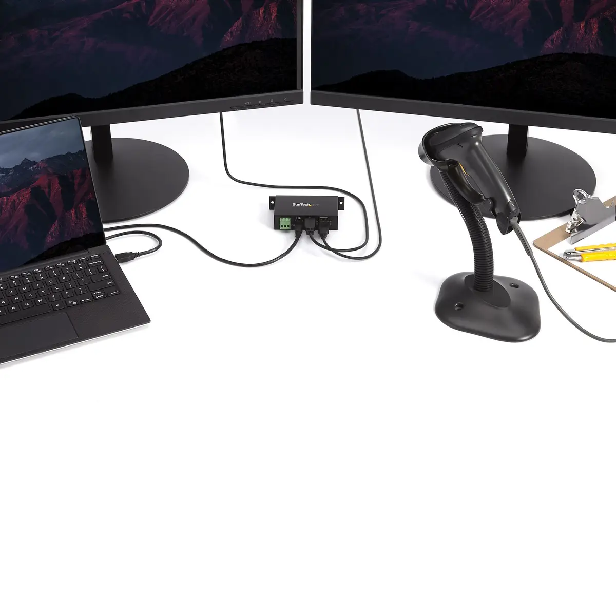 StarTech 4 Port USB 2.0 Hub black