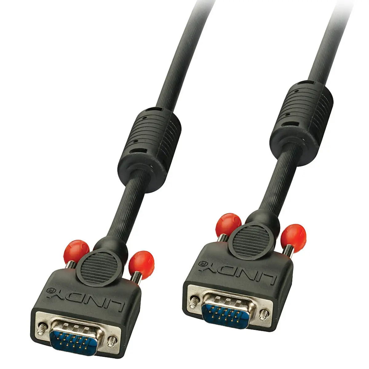 VGA connectioncable plug/plug black 7,5 m