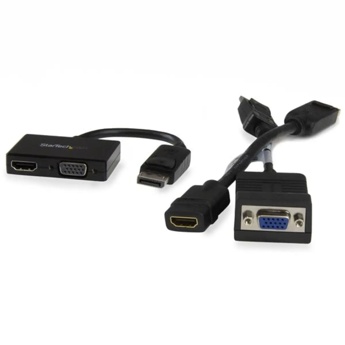 DisplayPort zu VGA / HDMI Konverter Schwarz