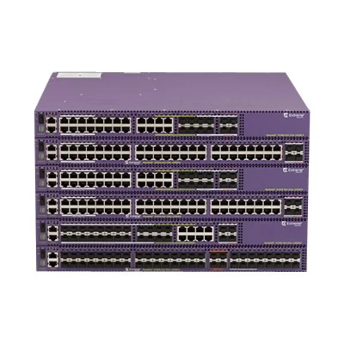 Summit X460-G2 24 10/100/1000BASE-T PoE+ 8 100/1000BASE-X unpopd SFP (4 SFP ports shared) 4 1000/10GBaseX unpopd SFP+ ports Rear VIM Slot (unpopd) Rear Timing Slot (unpopd) 2 unpopd PSU slots
