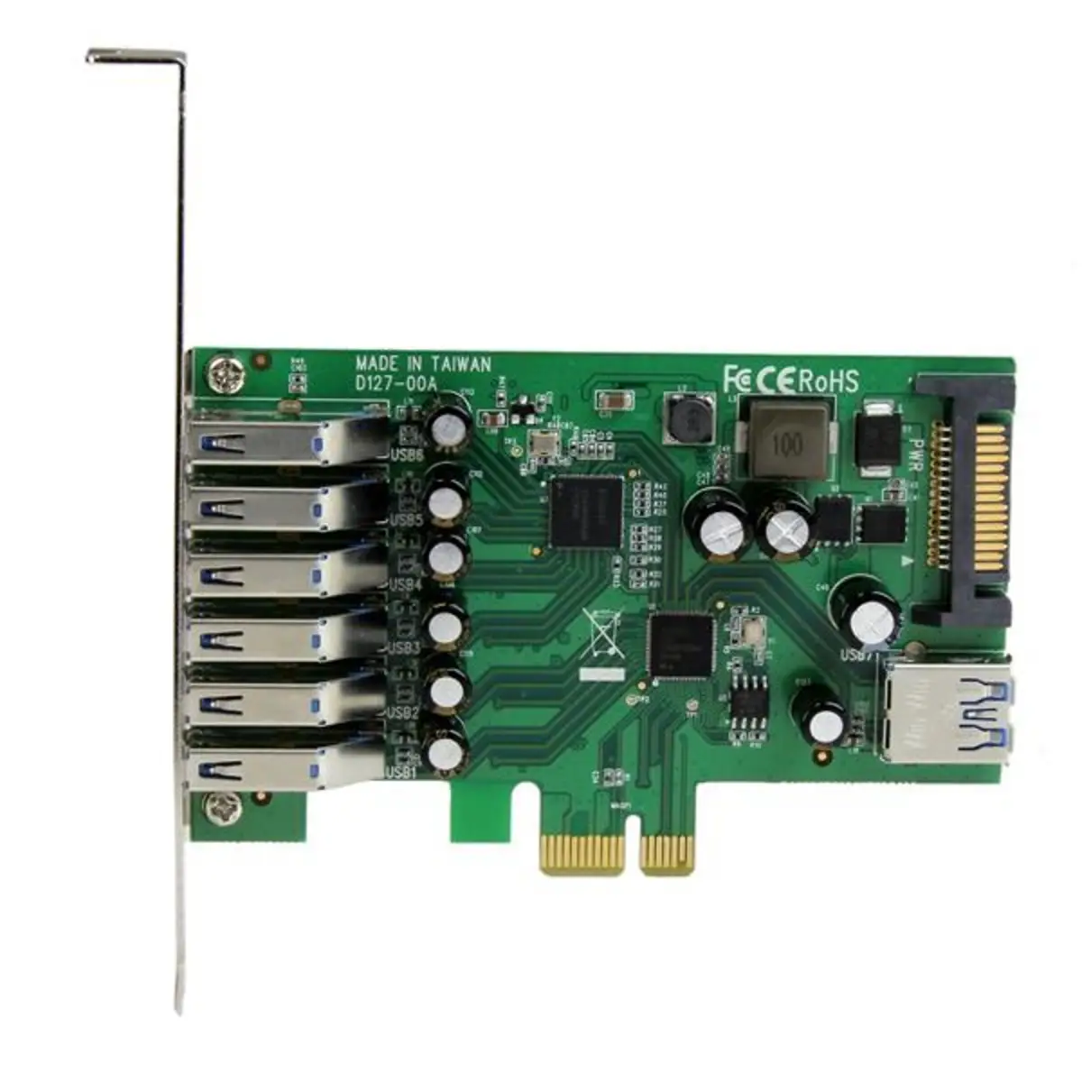 PCI Express USB 3.0 Karte 7 Port