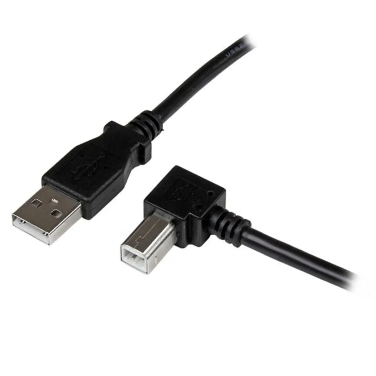 StarTech USB 2.0 cable A/B plug/Winkelplug black 3m
