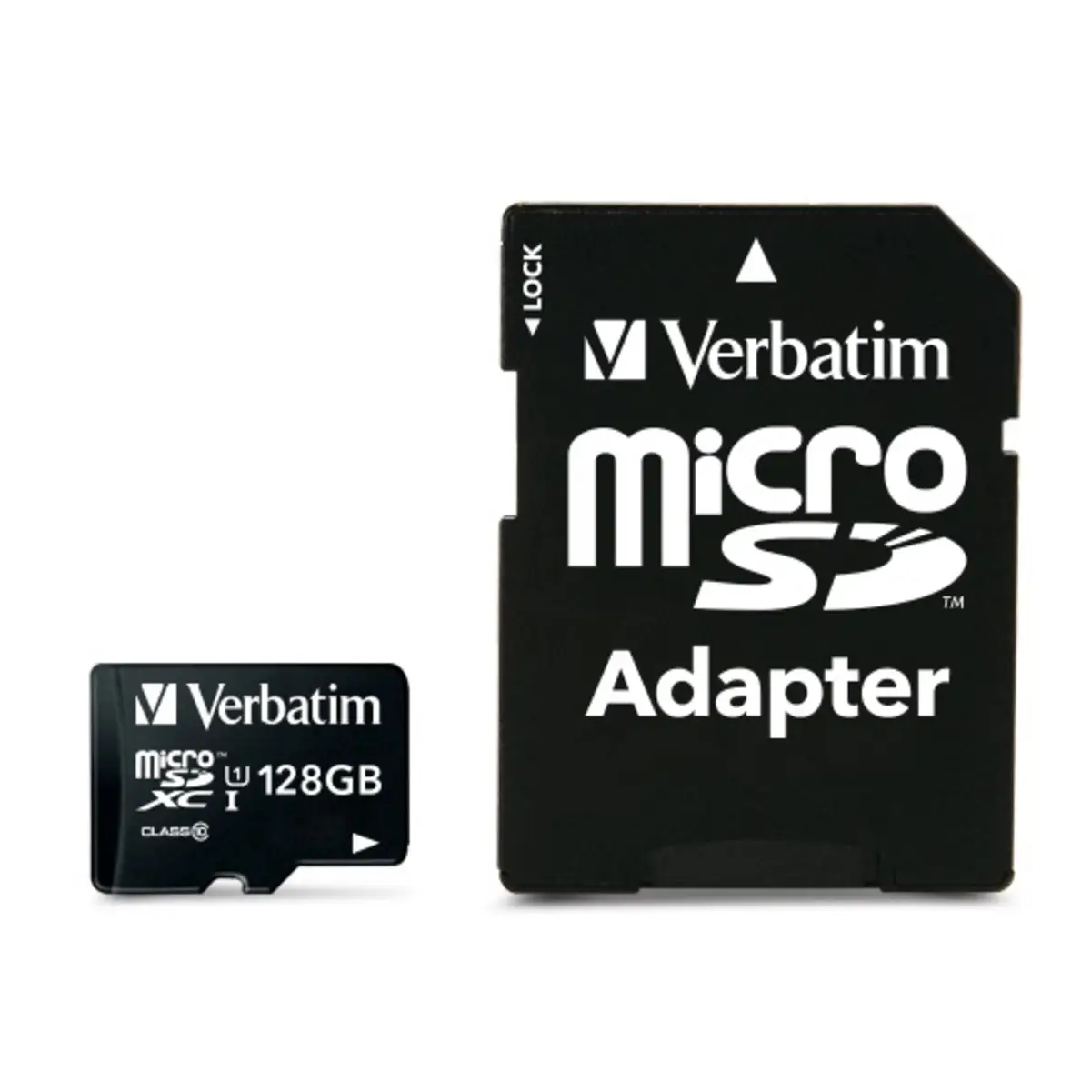Premium microSDXC Card 128 GB Class 10 UHS-I incladaptor