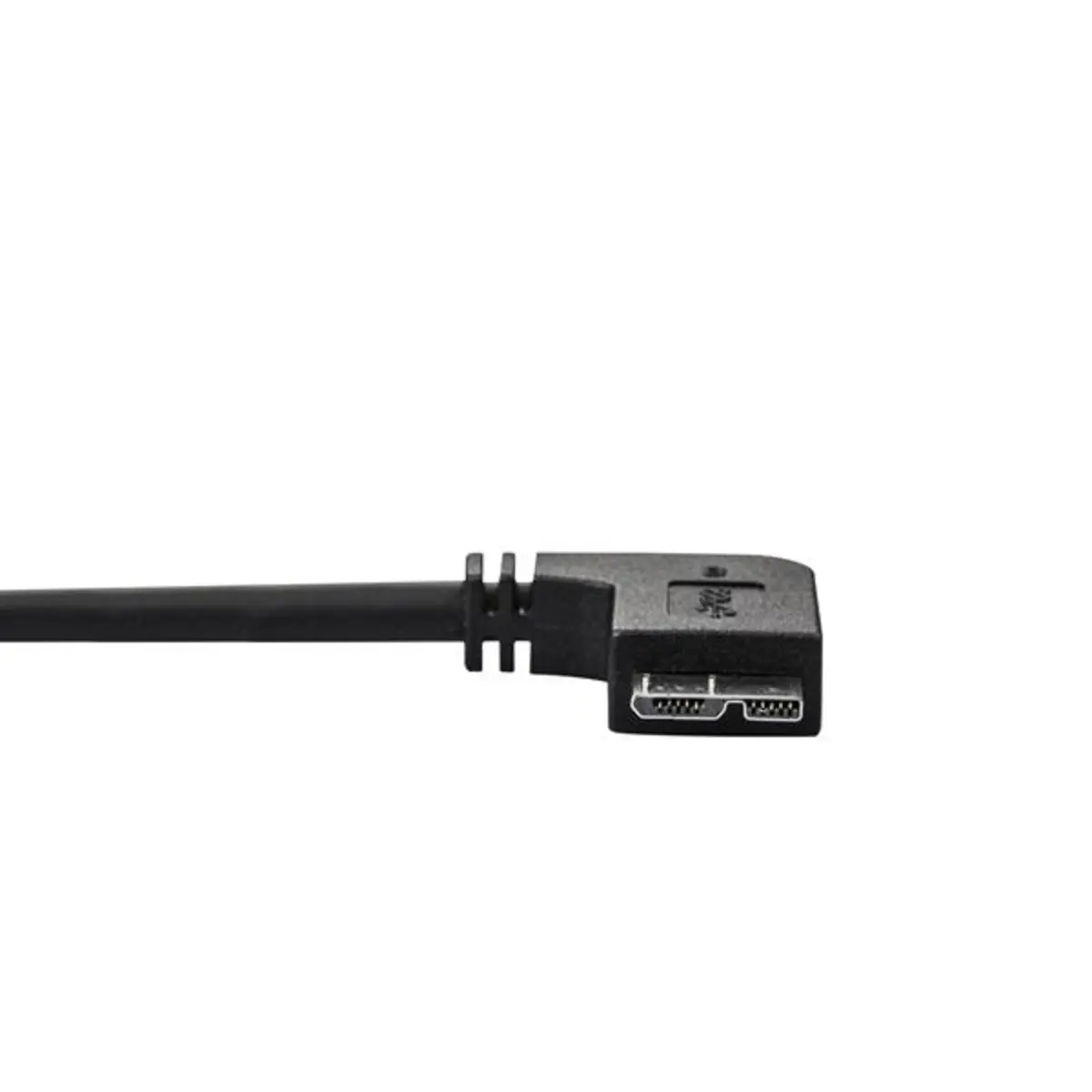 Micro USB 3.0 Kabel links gewinkelt Schwarz 2 m