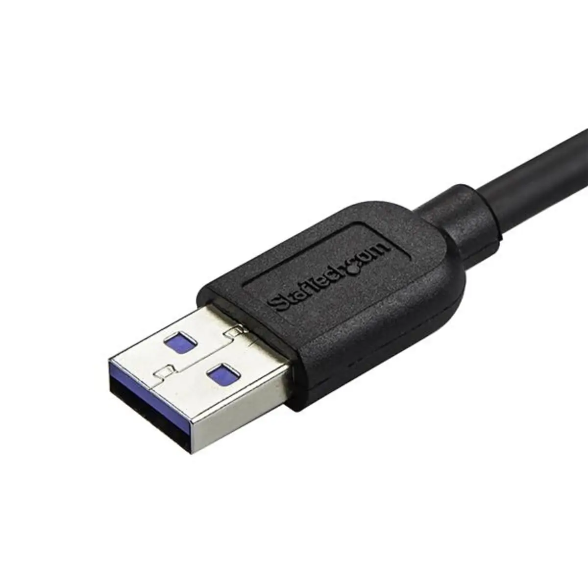 Micro USB 3.0 Kabel links gewinkelt Schwarz 2 m