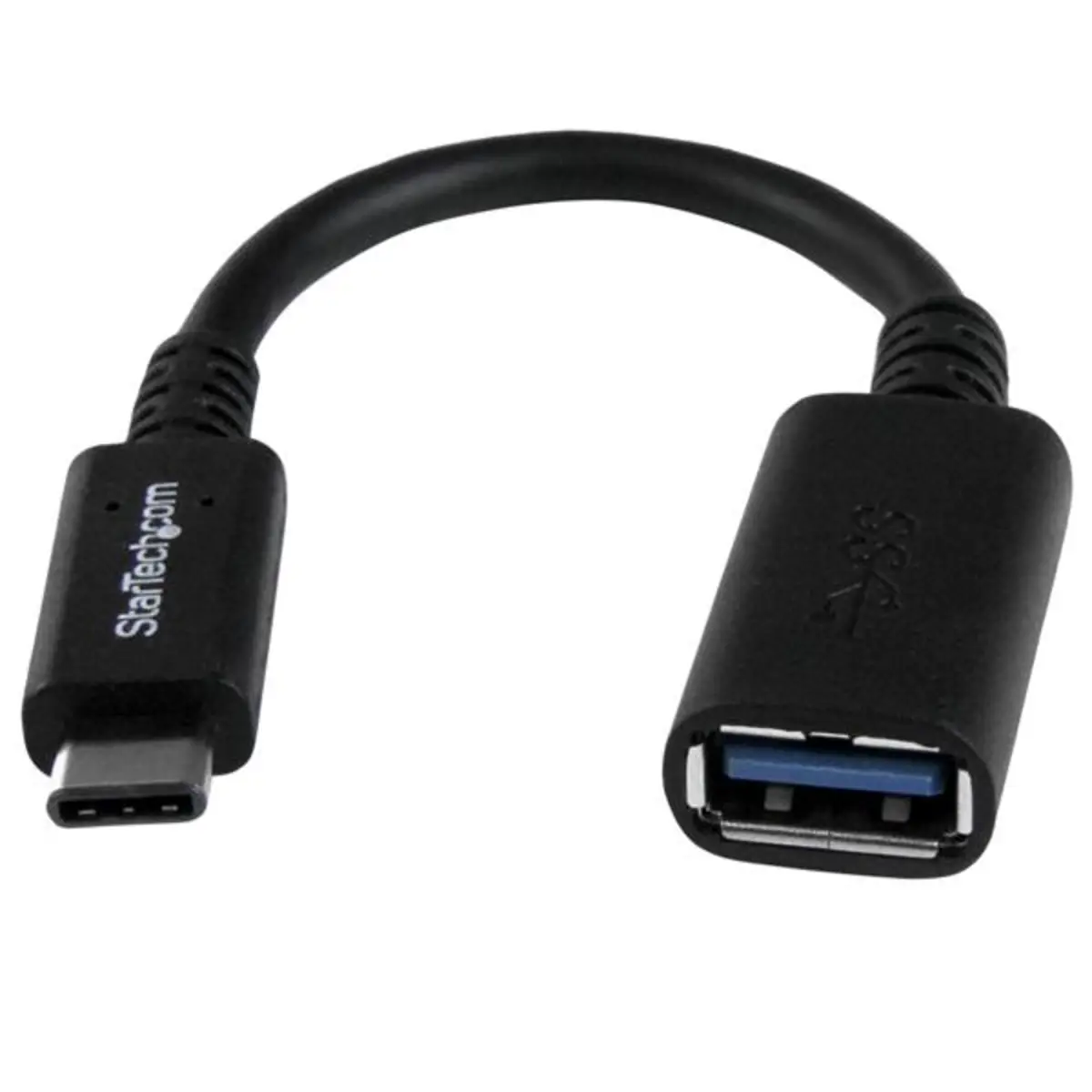USB 3.1 C zu USB 3.1 A Adapter Stecker/Buchse Schwarz 0,15 m