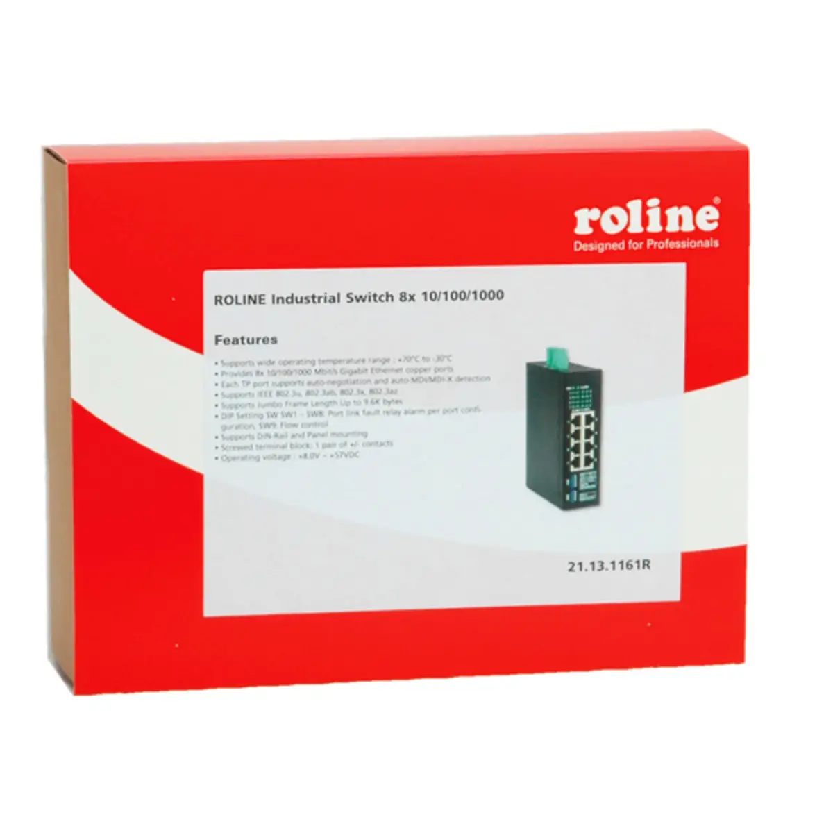Industrie Gigabit Switch 8xRJ-45