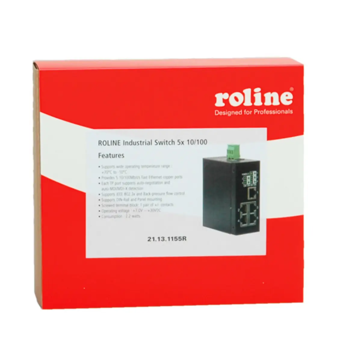Industrie Switch 5xRJ-45 unmanaged