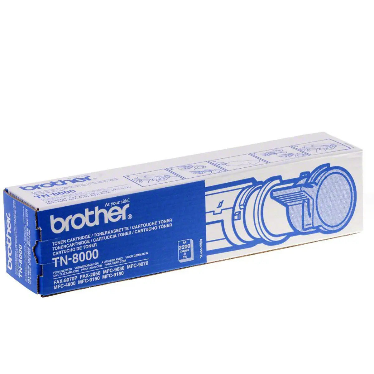 Toner TN8000 ca. 2200 pages black
