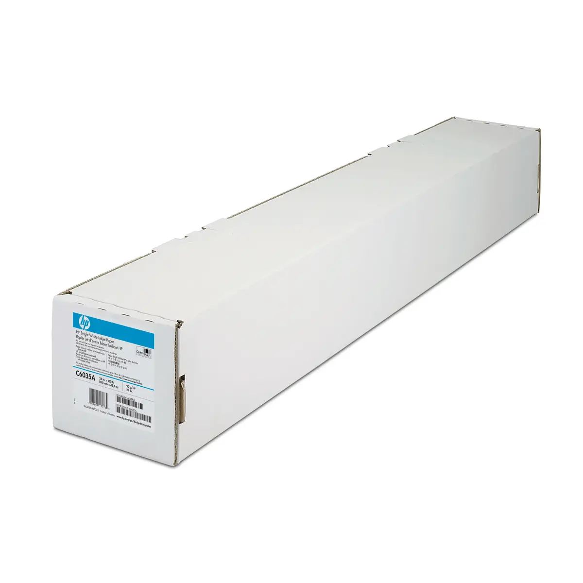 Paper Inkjet DIN A1, highwhite, Roll 90g/m², 23,39 in Wide 24Lb