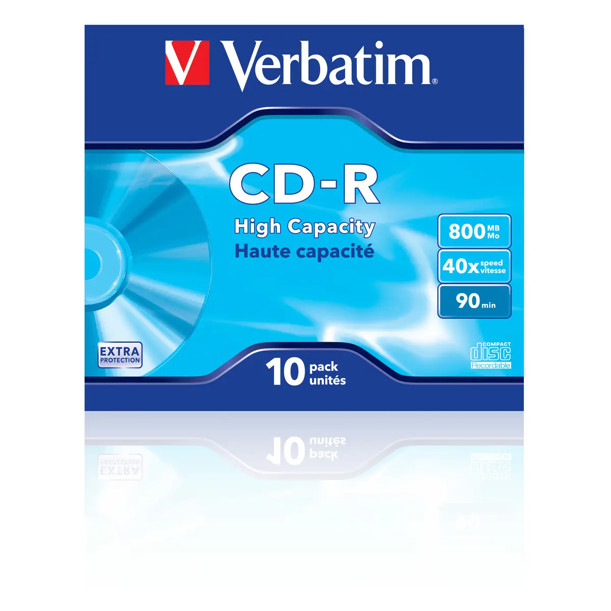 CD-R 800MB, 90Min., Jewel Case, Datalife Extra, 10er Packung
