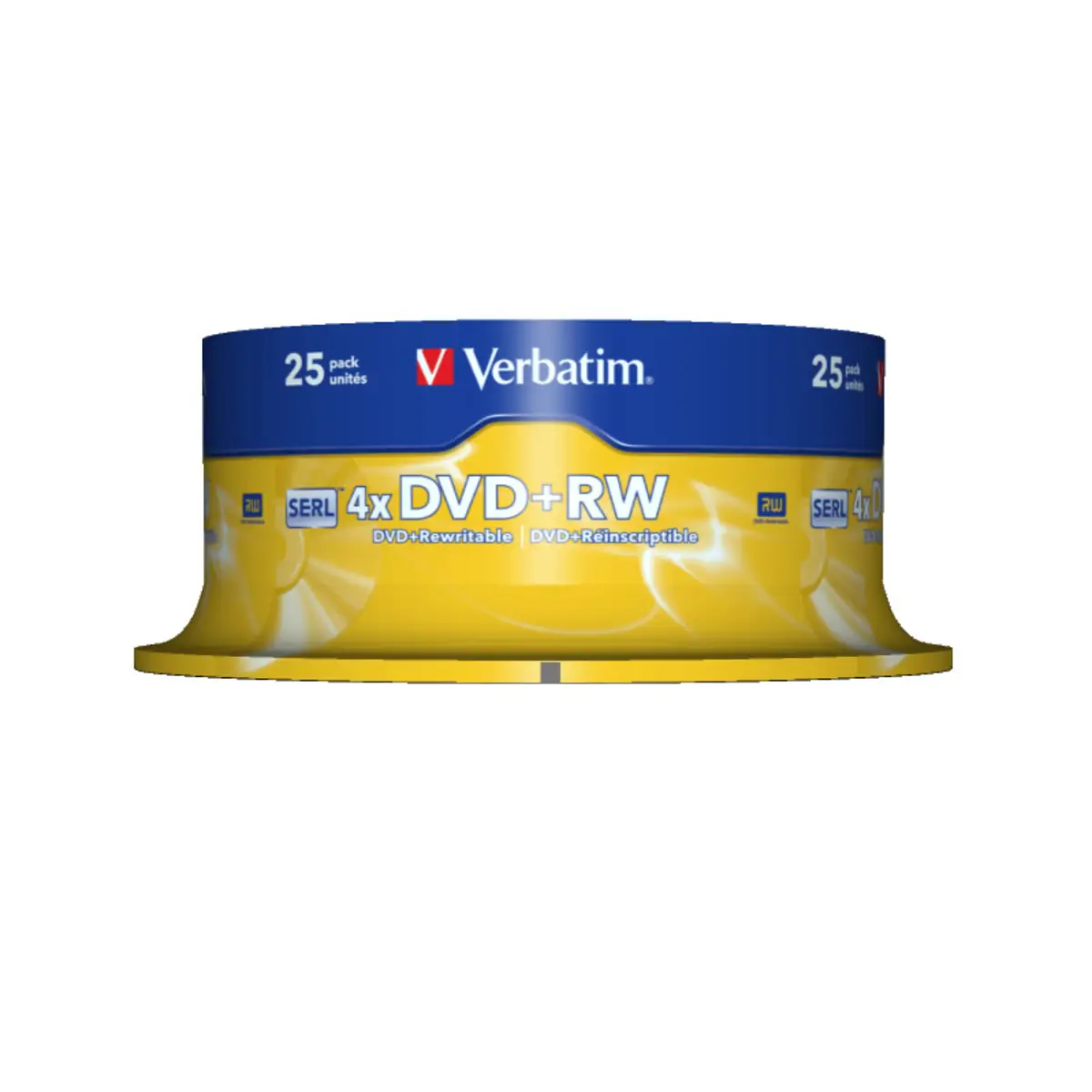 DVD+RW 4,7GB 4x Scratch 25 Stück Spindel