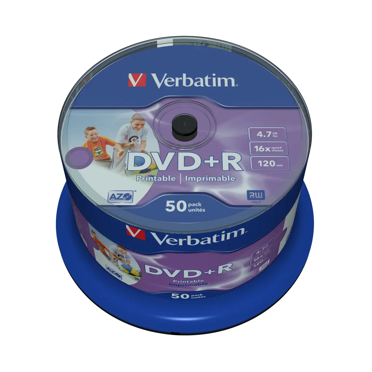 DVD+R 4,7 GB 16x bedruckbar 50er Spindel