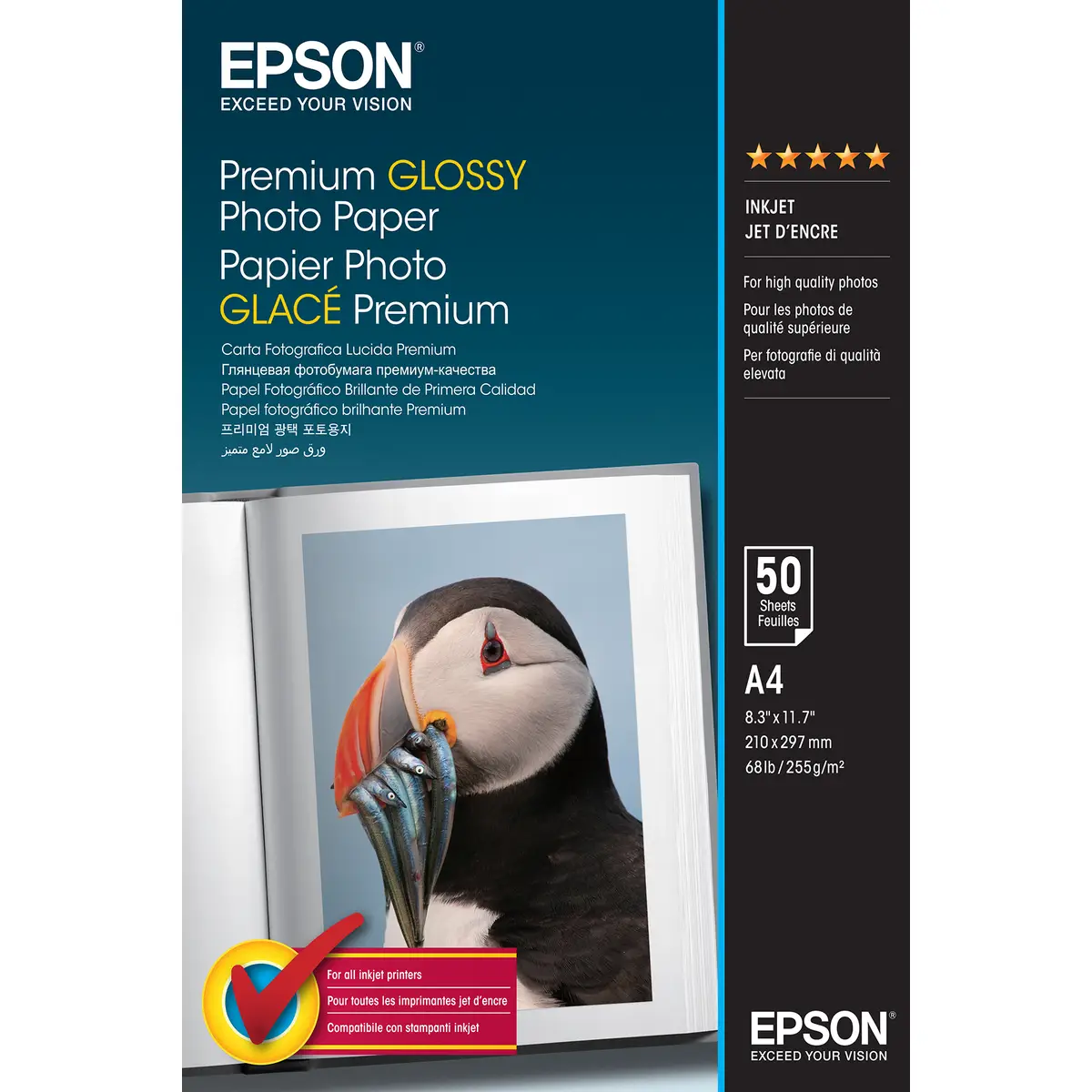 Premium Glossy Photo Paper, DIN A4, 50 Sheet