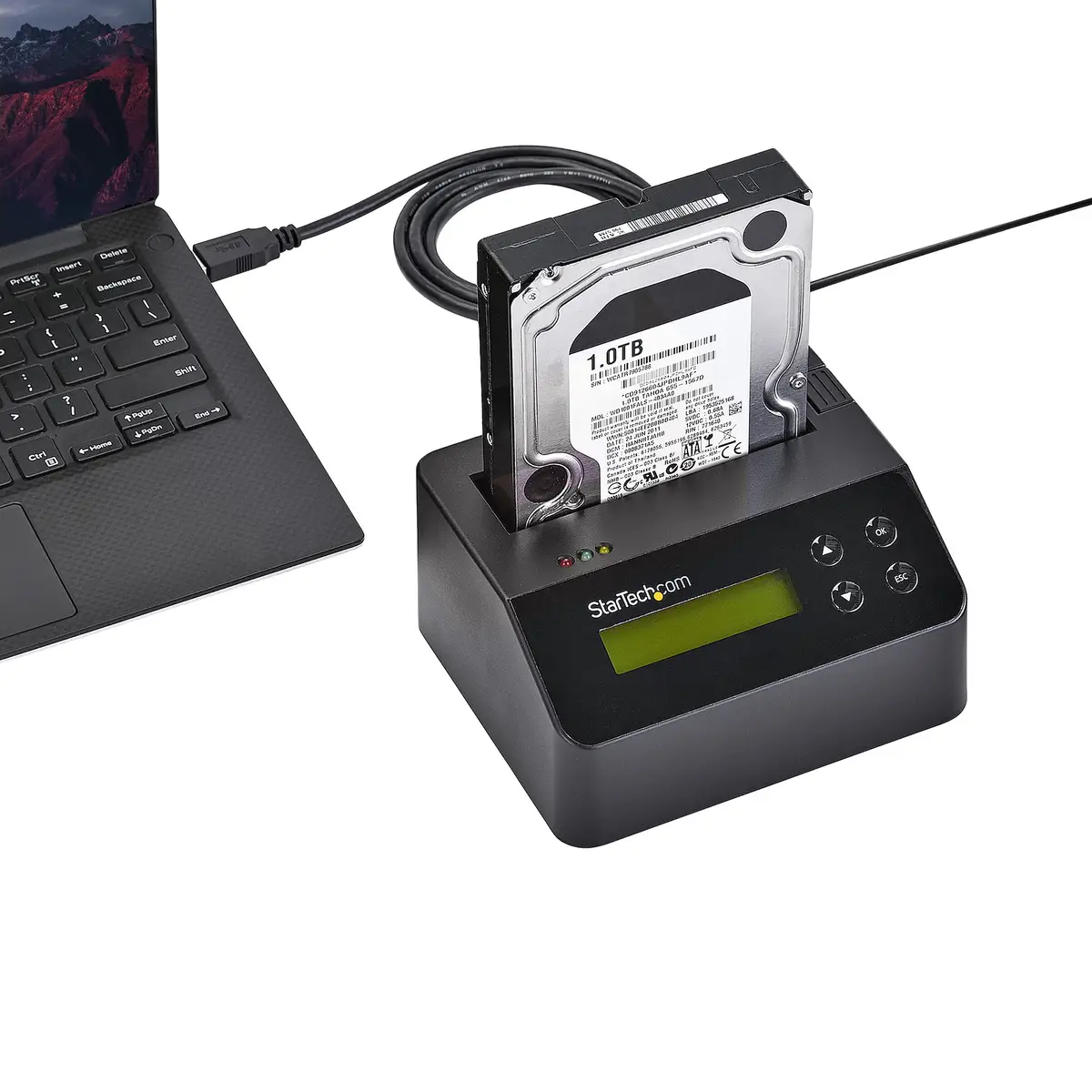 USB 3.0 Stand-Alone Eraser Dock für 2,5" und 3,5" SATA Laufwerke