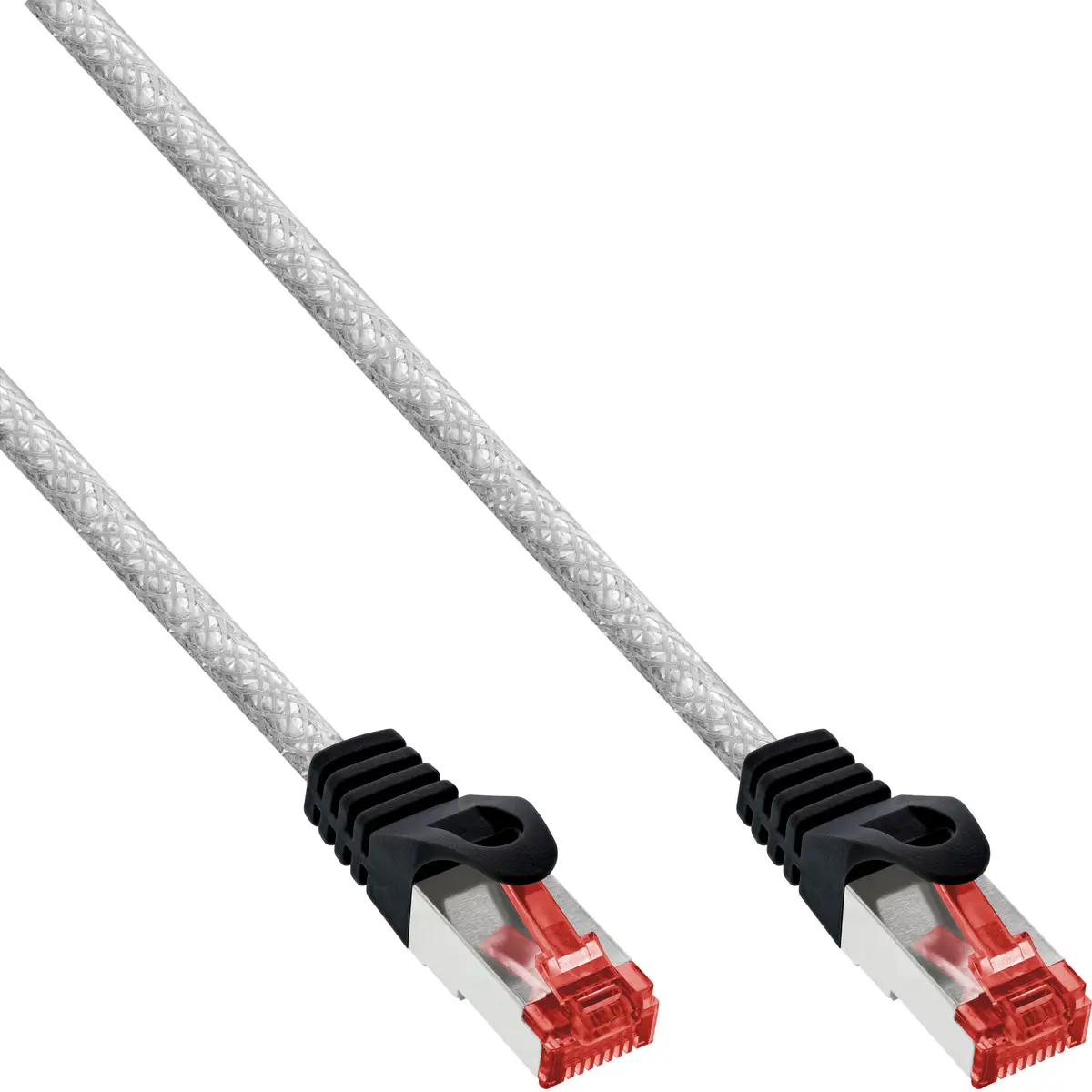 Patchkabel RJ-45 S/FTP Cat6 Transparent 0,3 m