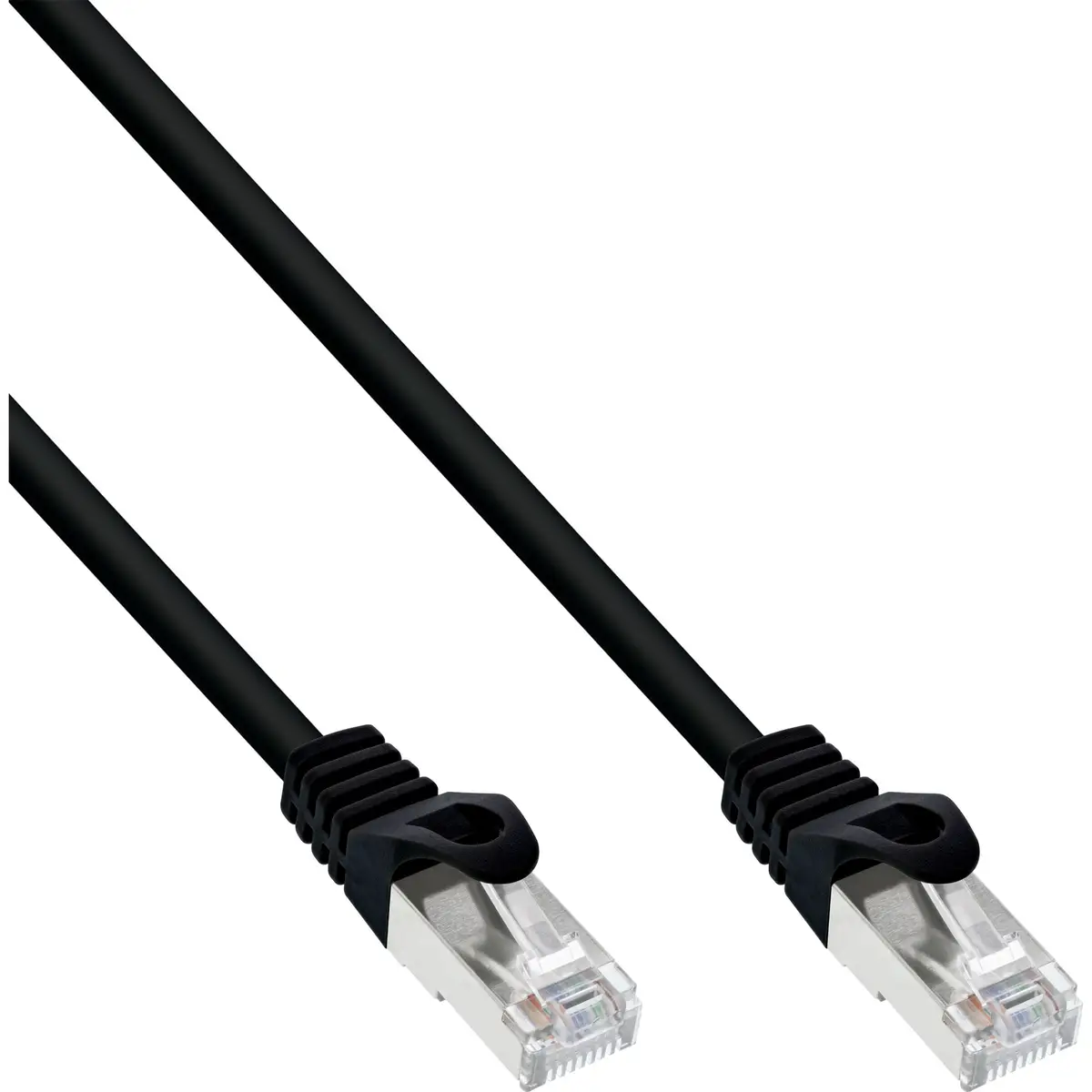 Patchkabel, F/UTP, Cat.5e, schwarz, 3m