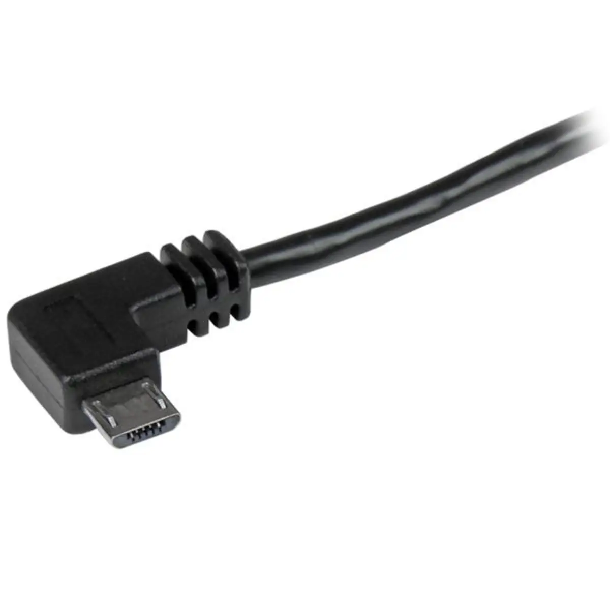 StarTech USB 2.0 cable A/Micro B plug/plug rechts gewinkelt black 1m