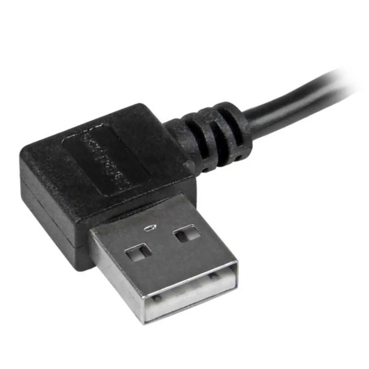 StarTech USB 2.0 cable A/Micro B plug/plug rechts gewinkelt black 1m