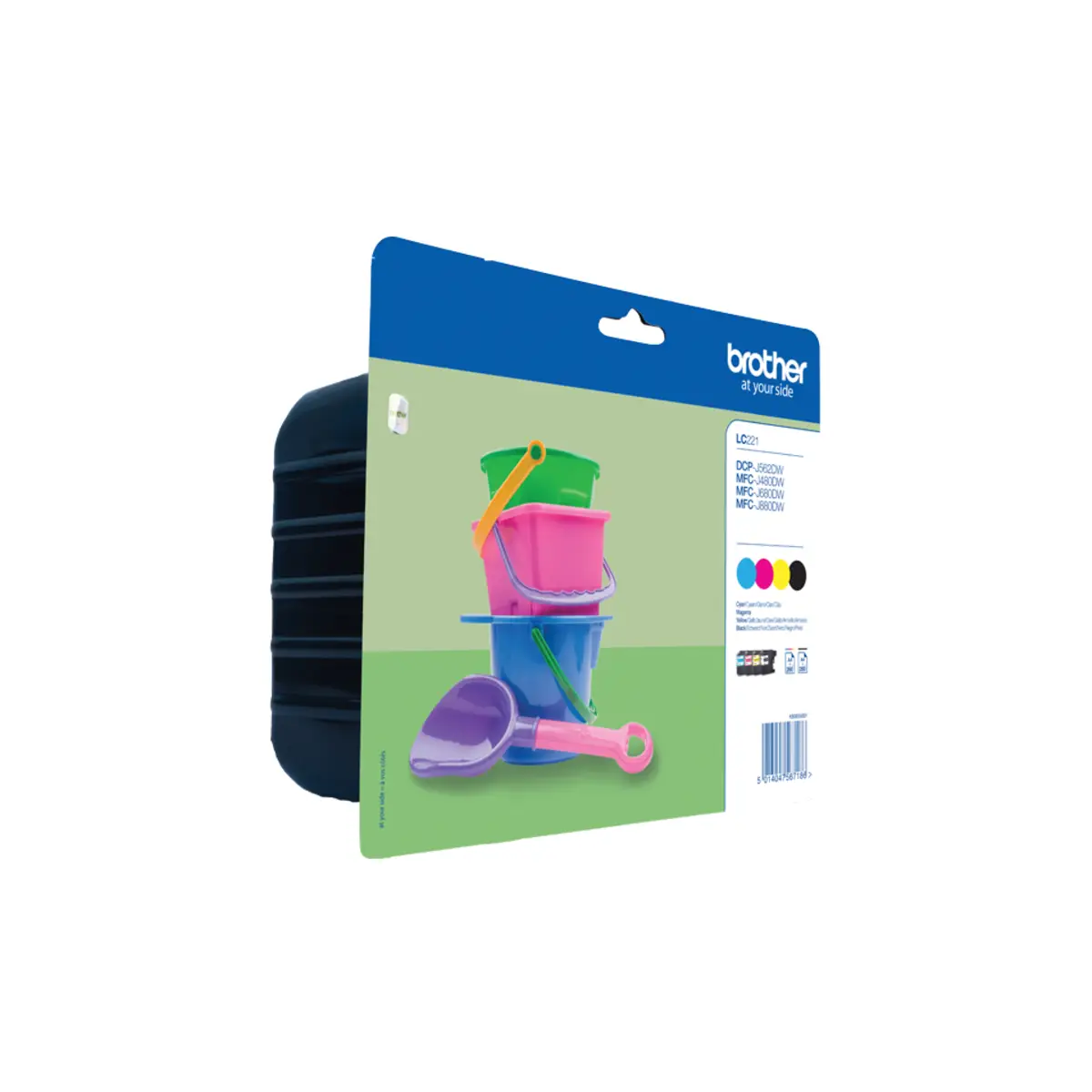 Bredher Ink Cartridge LC221VALBPDR cyan, yellow, magenta, black Multipack