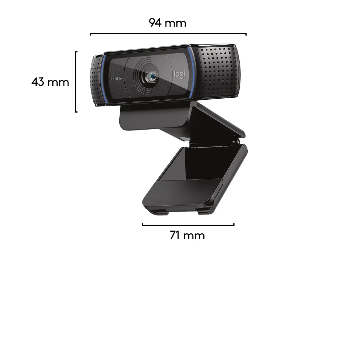 C920 HD Pro Webcam USB 1920x1080 Pixel Schwarz