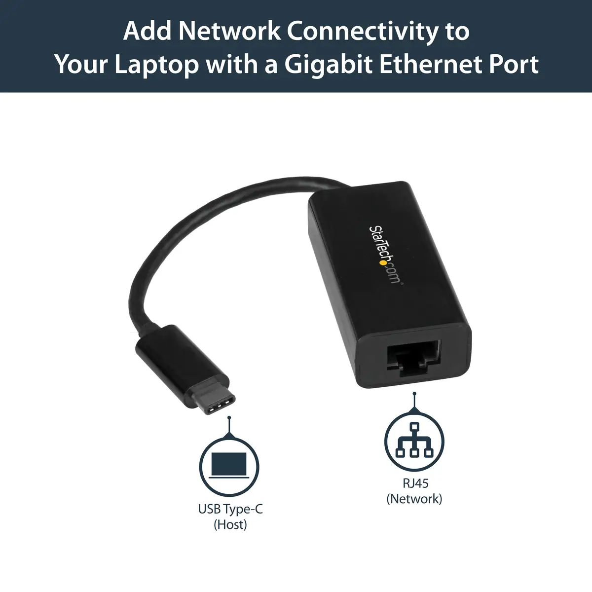 USB-C auf Gigabit Netzwerkadapter - USB 3.1 Gen 1 (5 Gbit/s)