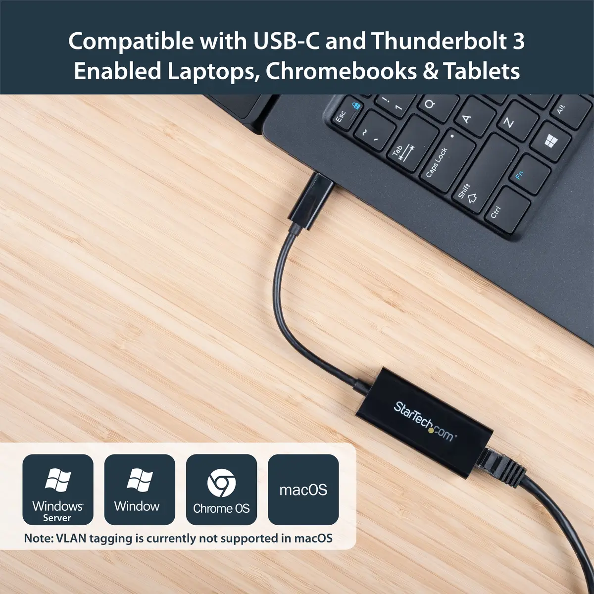 USB-C auf Gigabit Netzwerkadapter - USB 3.1 Gen 1 (5 Gbit/s)