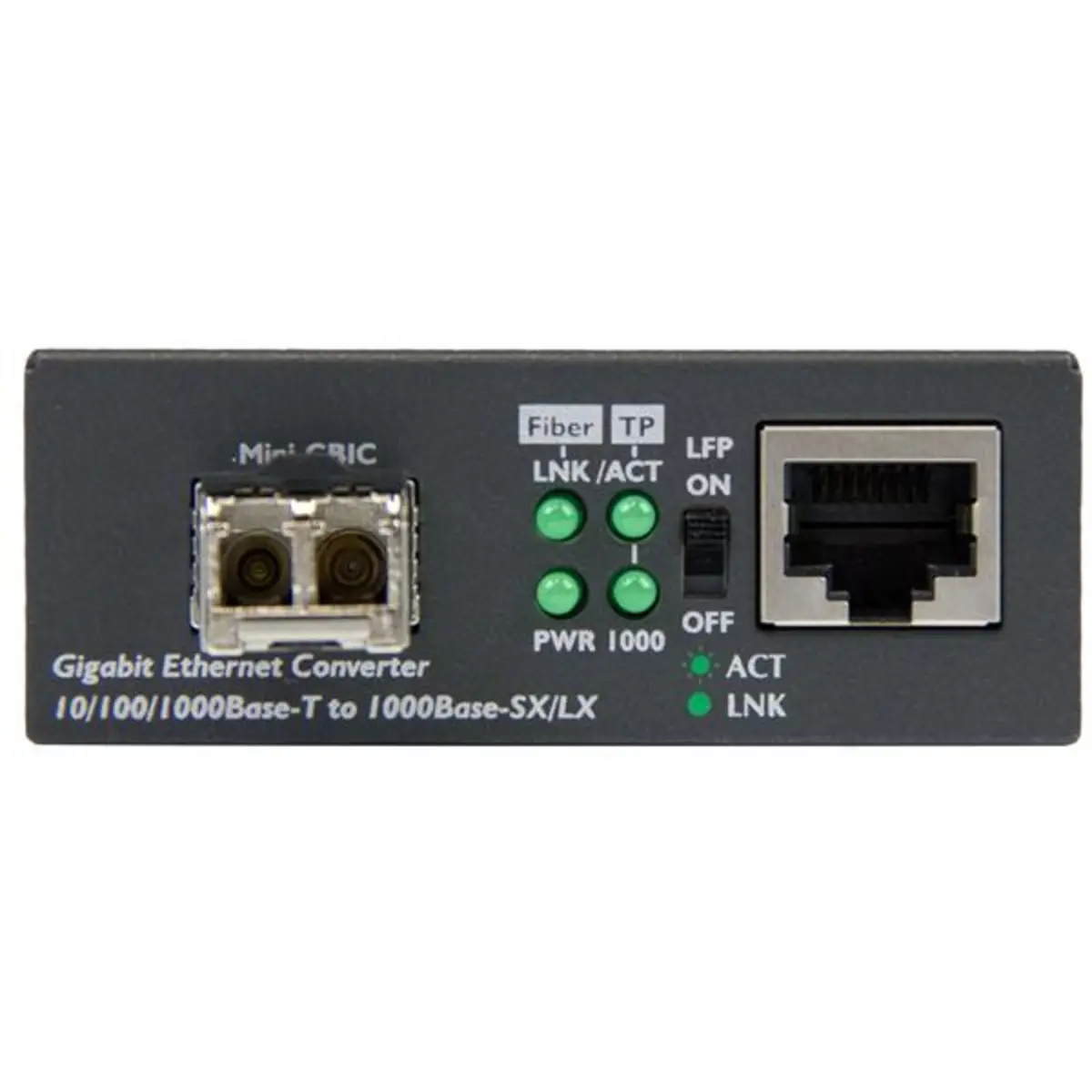 Gigabit Ethernet Glasfaser Medienkonverter 850nm MM LC