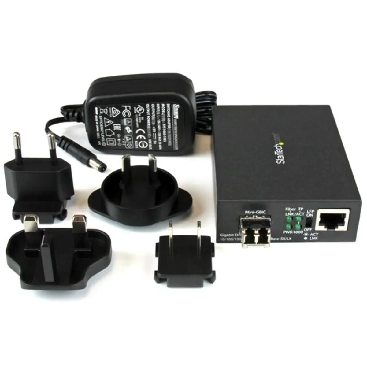 Gigabit Ethernet Glasfaser Medienkonverter 850nm MM LC