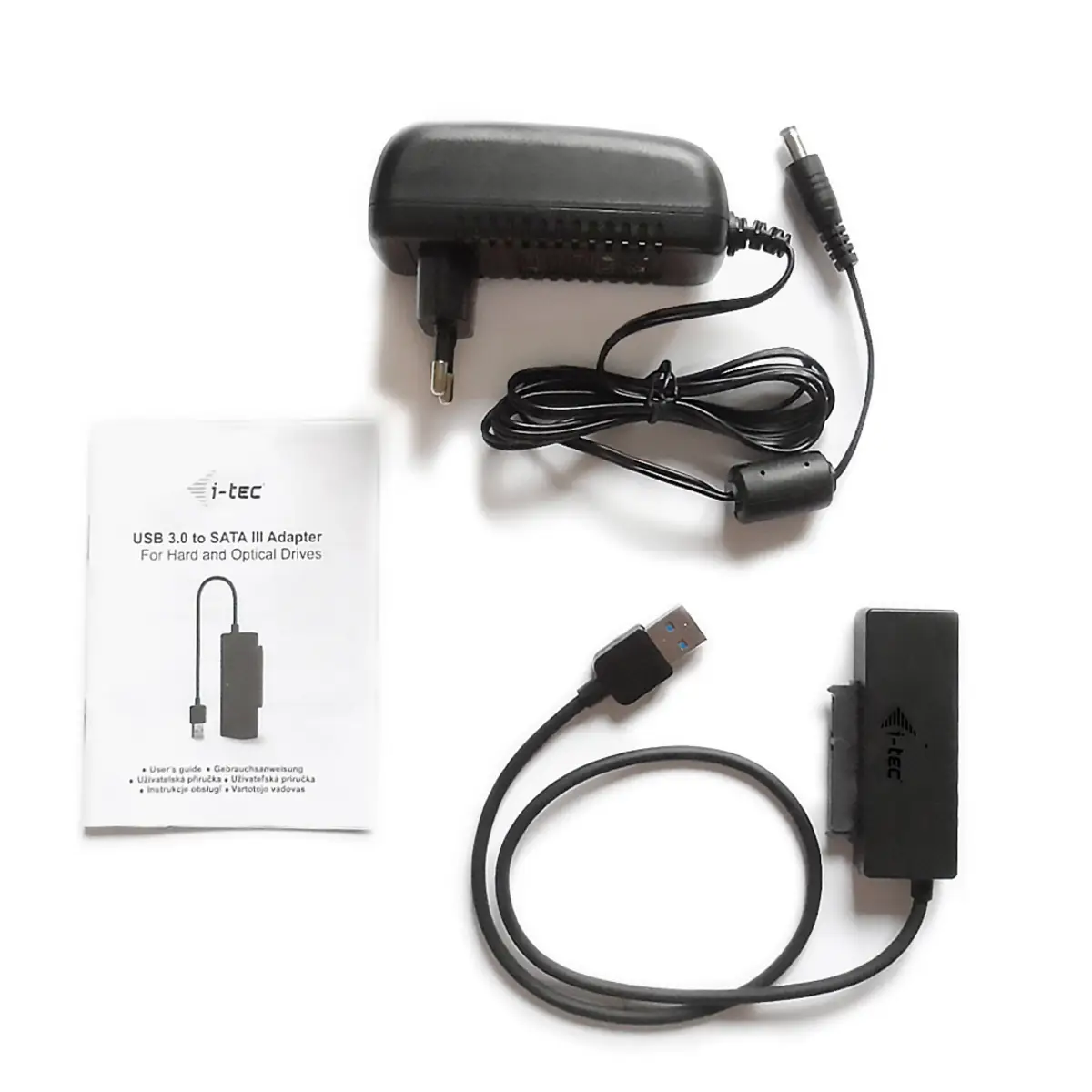 i-tec USB 3.0 SATA adapter mit power adapter, BLUERAY SUPPORT