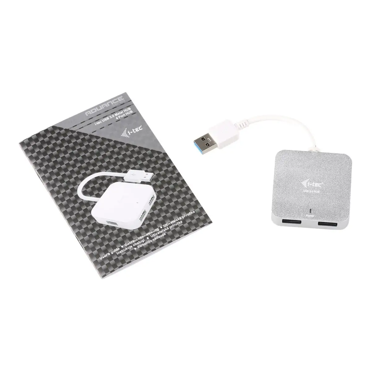 i-tec USB 3.0 Metal HUB 4port mitout power adapter