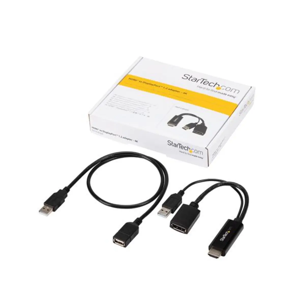HDMI auf DP Konverter 4 K Schwarz
