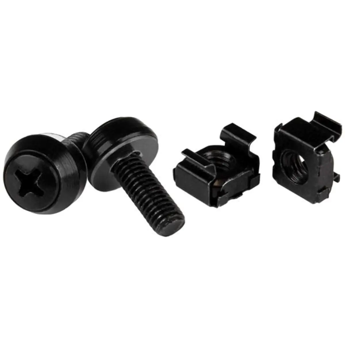 Käfigmuttern und Schrauben M6 x 12mm für Rack 100er