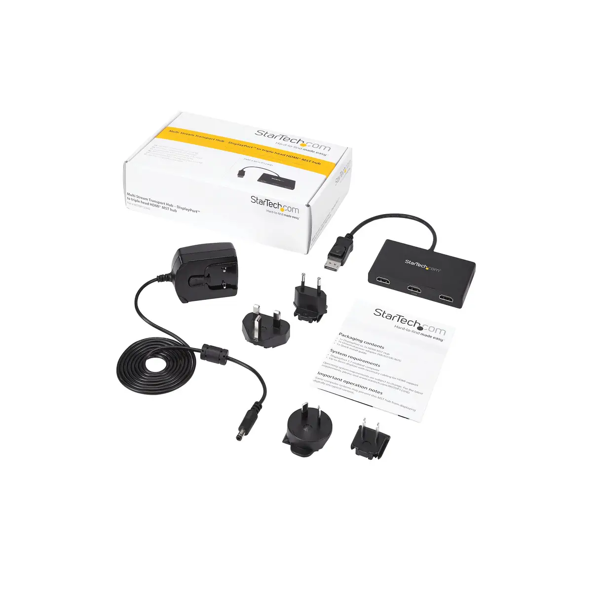 DisplayPort auf 3x HDMI Hub