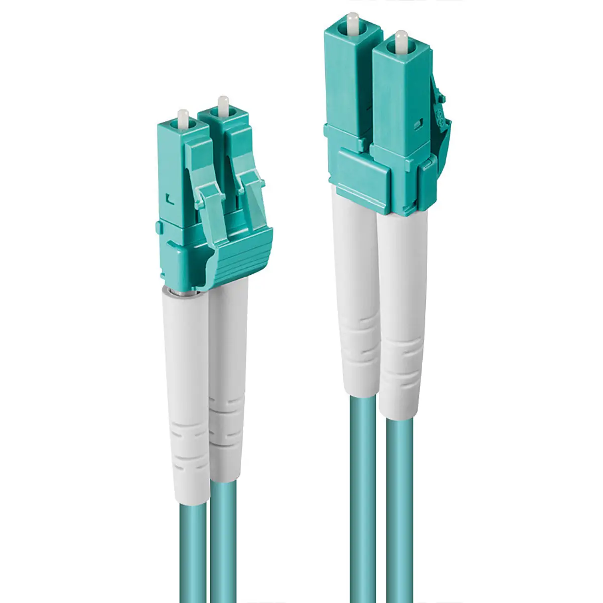 LWL-Duplexkabel 50/125µm LC/LC Stecker/Stecker Türkis 1m