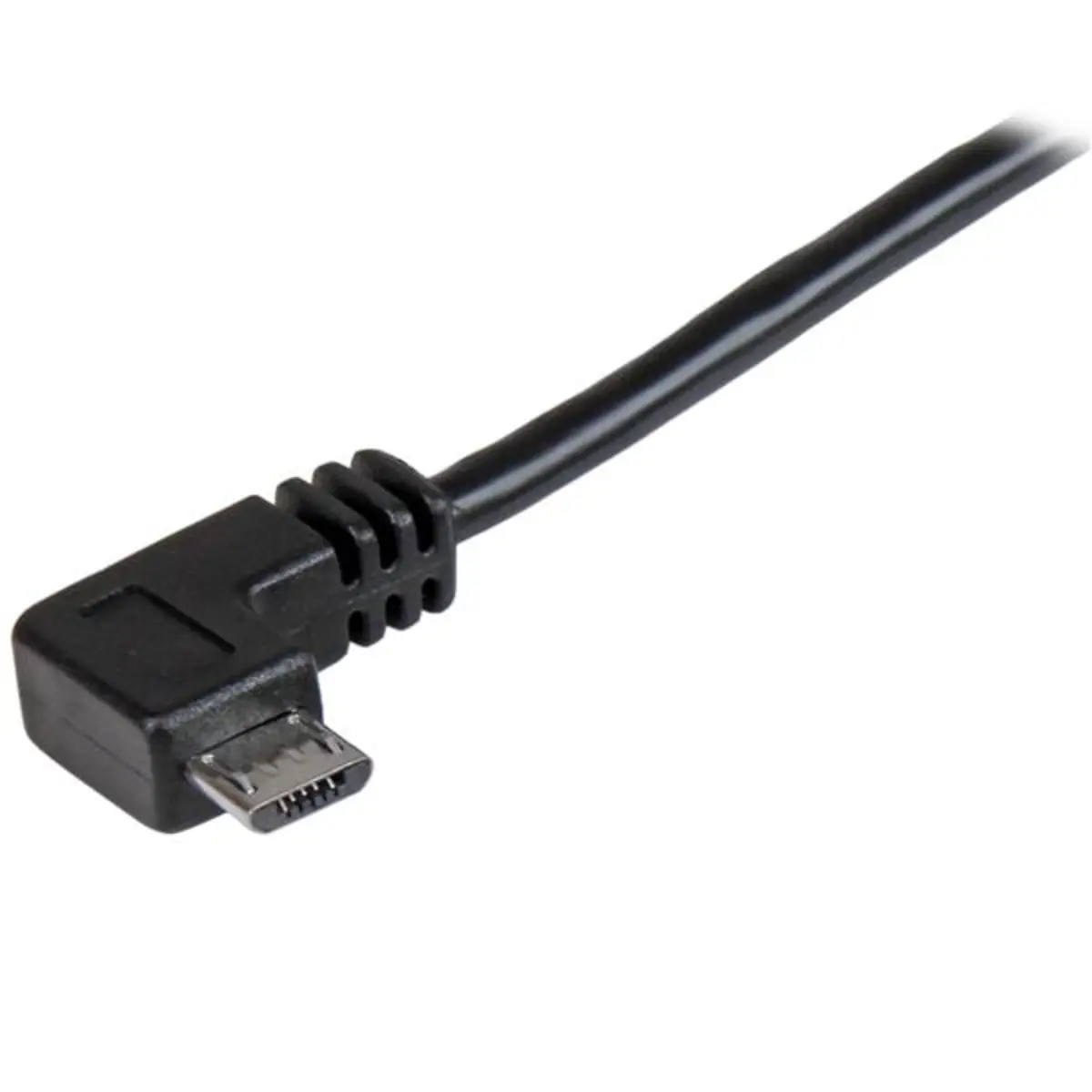 StarTech Micro USB charging/Sync cable plug/Winkelplug black 2m