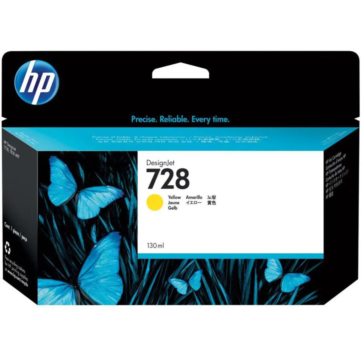 Ink Cartridge Nr. 728 130 ml yellow