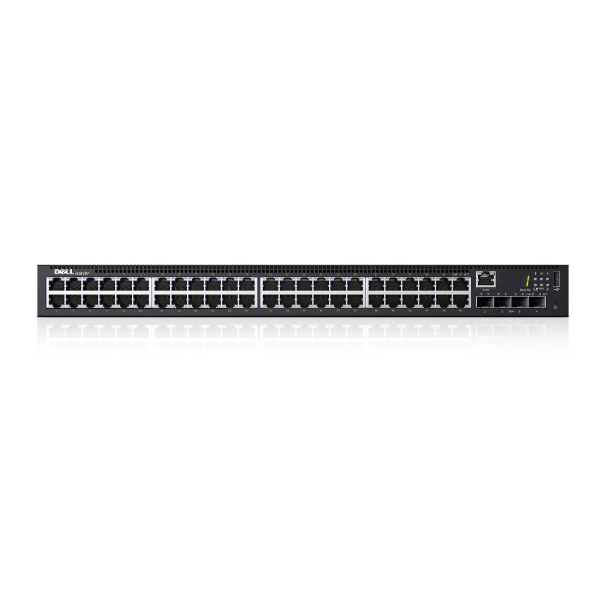 Networking N1548P 48x1GbE RJ-45 4x10GbE SFP+ PoE+ 176 Gbps 600W 1U