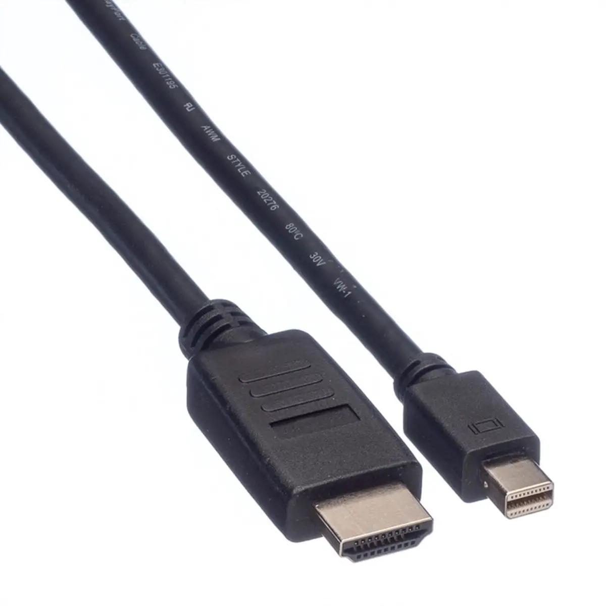 Videokabel Mini DisplayPort/HDMI Stecker/Stecker Schwarz 2m